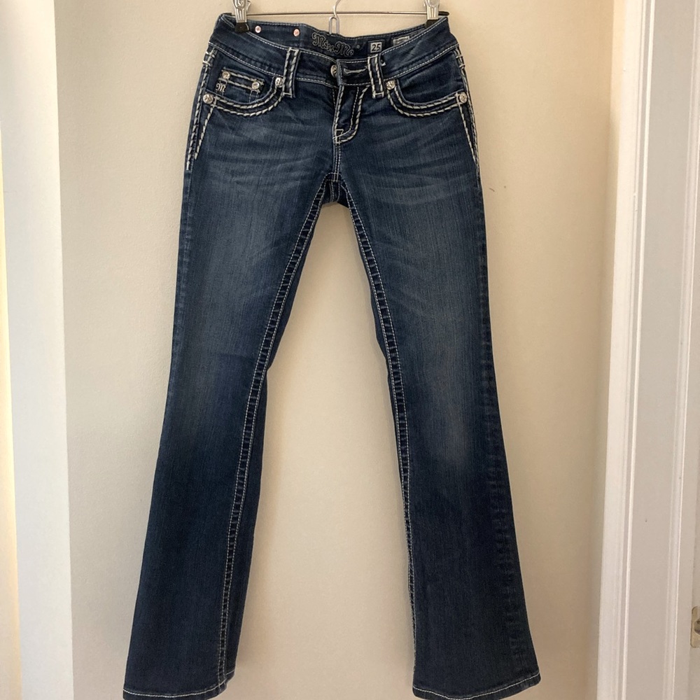 Miss Me Bejeweled Boot Cut Size 25 Jeans